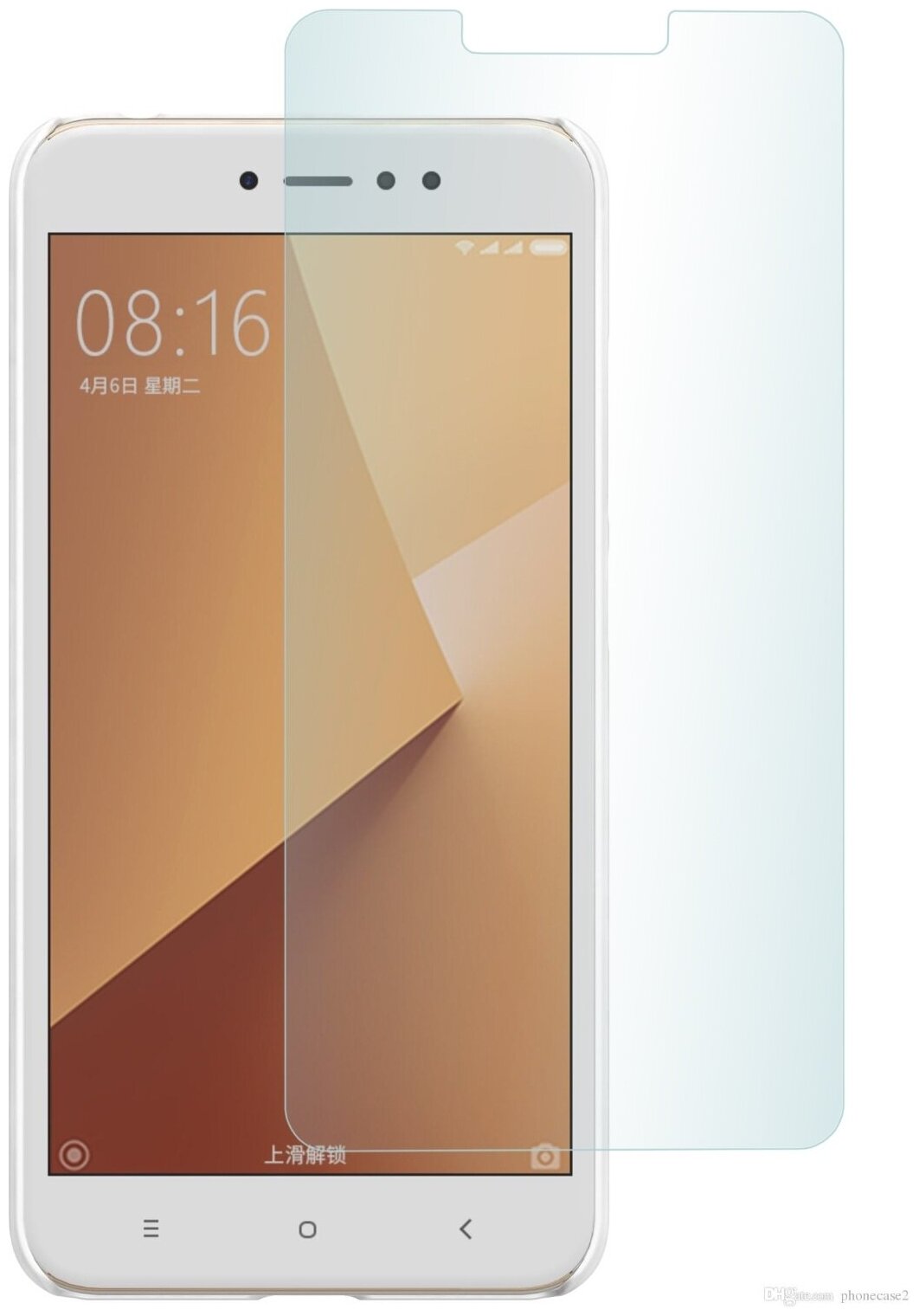 Защитное стекло (без рамки) Full Glue для Xiaomi Redmi Note 5a/ 5a prime