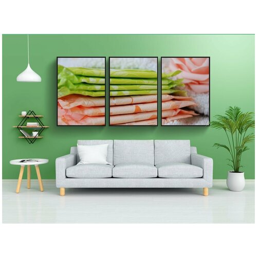 фото Набор модулных постеров для интерьера "прокладка, гигиенический, женский" 60x90 см. в тубусе, без рамки lotsprints