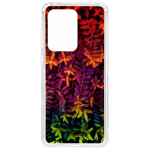 фото Чехол на samsung galaxy s20 ultra kruche print neon leaves / чехол для samsung / чехол с рисунком / чехол с принтом / чехол для самсунг / чехол для самсунг / бампер на гелакси / чехол накладка для гэлэкси / противоударная накладка для samsung galaxy / защита для galaxy / защита на samsung / cиликоновый чехол для samaung galaxy / пластиковый чехол на самсунг / защитный чехол для самсунг / чехольчик / защита телефона / ударопрочный чехол / галакси кruче