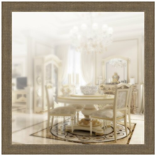 фото Зеркало интерьерное в раме 70 x 70 см, модель p047040 аурита