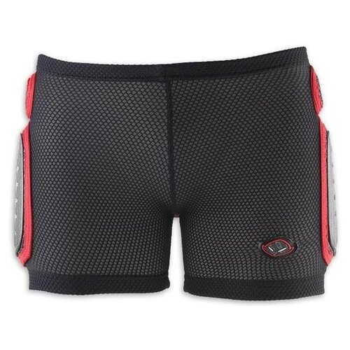фото Защитные шорты nidecker padded plastic shorts black/red (us:l)