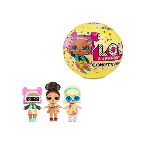 Кукла - сюрприз LOL (Лол) в шарике Confetti POP 551522 Конфетти 1 волна