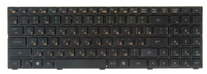 Клавиатура для ноутбука DNS 0155959 0158645 Quanta TWH K580S pn MP-09R63SU-920 1450₽