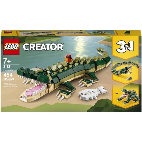 Конструктор LEGO Creator 31121 Крокодил 3в1, 454 дет.