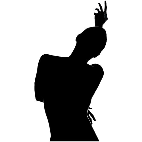 Картина на стекле силуэт 2 40х60см.