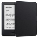 Чехол-обложка MyPads для электронной книги Amazon Kindle Touch/ Kindle 8 (2016) на пластиковой основе с магнитной застежкой черный - изображение