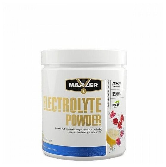 Электролит Maxler Electrolyte Powder 204гр. лимон-малина