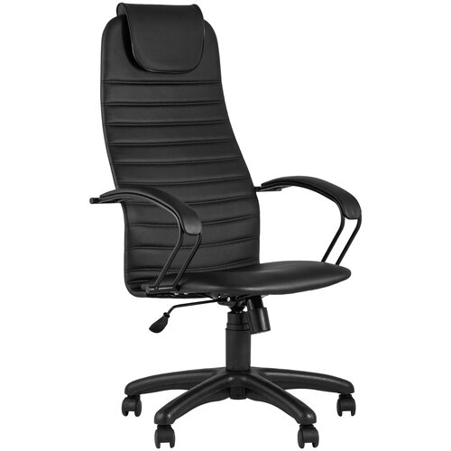 фото Компьютерное кресло stool group сеймур крестовина пластик офисное, обивка: кож/зам/ткань, цвет: черный