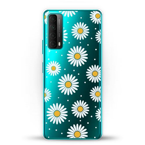 фото Силиконовый чехол ромашки на huawei p smart 2021 andy & paul