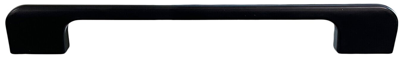 Ручка-скоба мебельная 160мм, черная матовая. - фотография № 2