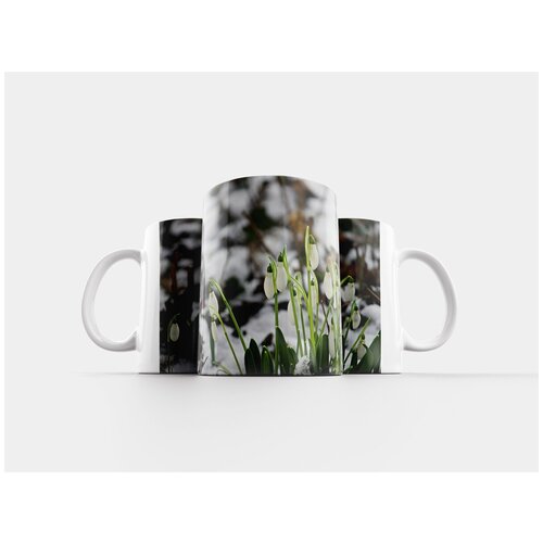 фото Кружка "подснежник, снег, холодный" 320 мл lotsprints