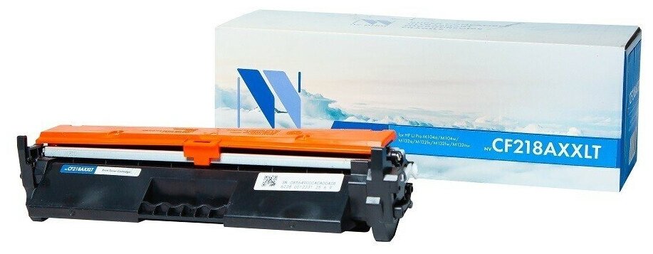 Картридж NV Print CF218AXXLT для принтеров HP LaserJet Pro M104a/ M104w/ M132a/ M132fn/ M132fw/ M132nw, 5000 страниц