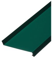 Отлив для окон и фундамента металлический Ral 6005 (зелёный мох)глубина 120 мм. длина 2000 мм.