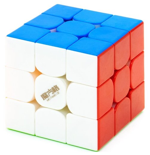 Скоростной магнитный кубик Рубика QiYi MoFangGe 3x3x3 Thunderclap v3 M Цветной пластик