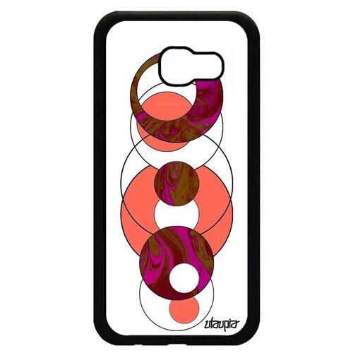 фото Защитный чехол на смартфон // galaxy a5 2017 // "круги" геометрический стиль, utaupia, розовый