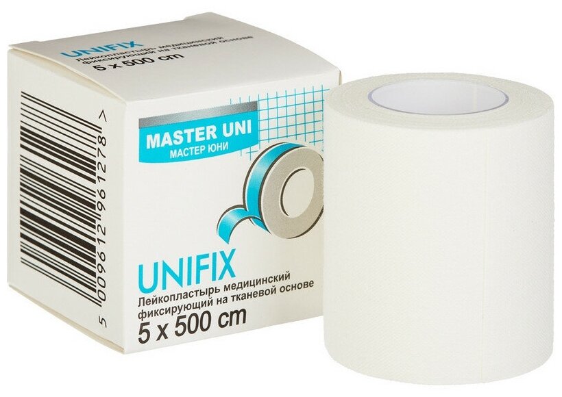 Лейкопластырь медицинский фиксирующий на тканевой основе Мастер Юни Unfix 5х500см №1 PharmLine Limited/Everaid CO.. (PharmLine Limited/Everaid CO., LTD) - фото №3