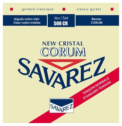 Комплект струн для классической гитары Savarez New Cristal-Corum 500CR