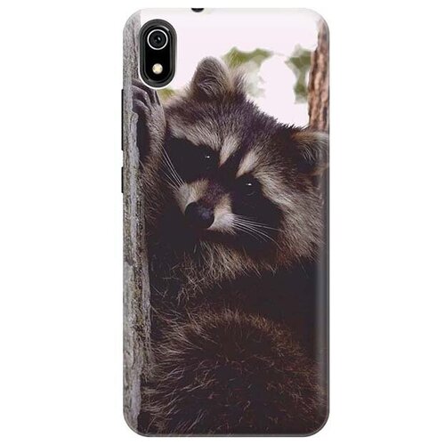 фото Ультратонкий силиконовый чехол-накладка для xiaomi redmi 7a с принтом "енотик" gosso