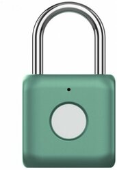 Умный навесной замок биометрический Xiaomi Uodi Smart Fingerprint Lock Padlock зеленый