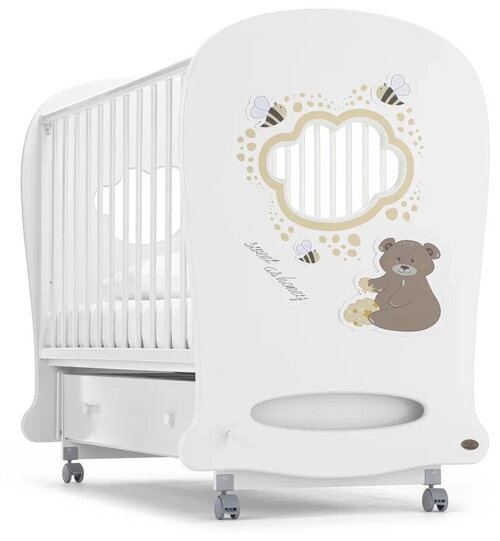 Детская кровать Nuovita Stanzione Honey Bear swing (Bianco / Белый)