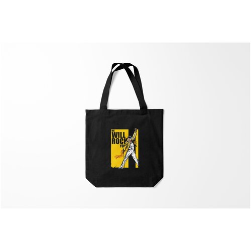 фото Сумка-шоппер / 40х40 см / рок / queen we will rock you burnettie