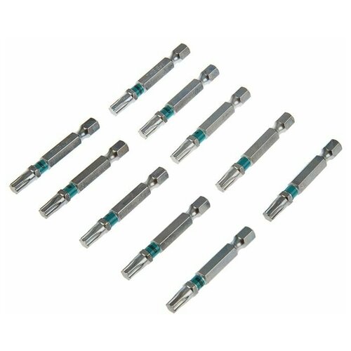 Набор бит GROSS TORX, 30х50, сталь S2, 10 шт набор бит hex 6х50 сталь s2 10 шт gross 11465