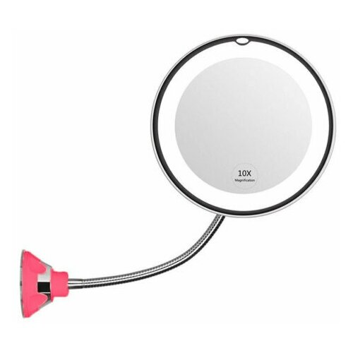 фото Косметическое зеркало на вакуумной присоске и подсветкой my fold jin ge mirror markethot