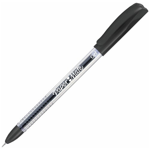 Ручка гелевая PAPER MATE «Jiffy» черная, игольчатый узел 0,7 мм, линия письма 0,5 мм, 2084375