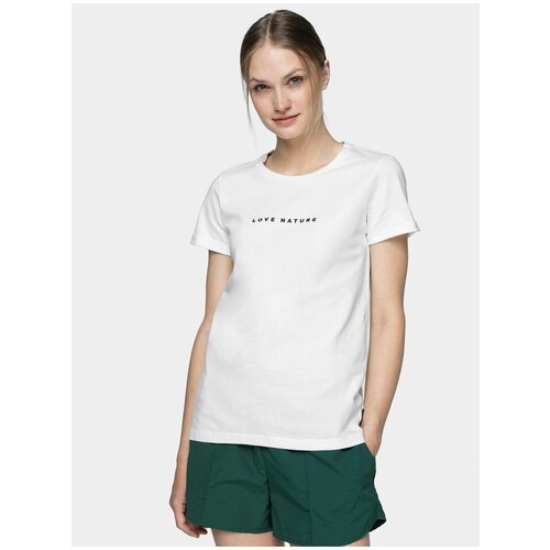 фото Футболка outhorn women's t- shirt белый xs hol21- tsd610a-10s