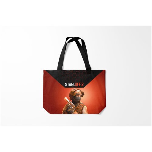 фото Сумка-шоппер / 46х35 см / геймерам / standoff 2 burnettie
