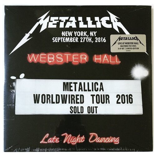 METALLICA: Live At Webster Hall, New York - 9 27 16 (3Lp Gatefold) adam sandler they re all gonna laugh at you limited black vinyl rsd2018