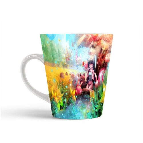 фото Кружка-латте coolpodarok ether saga online игра на дудочке мультяшки аниме