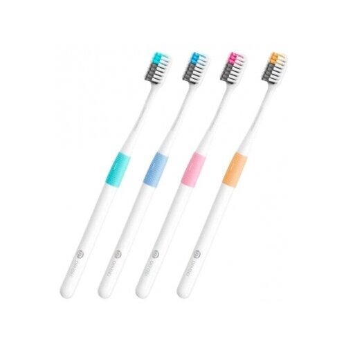Зубная щетка Xiaomi Doctor B Bass Method Toothbrush NUN4006RT, 4 шт.