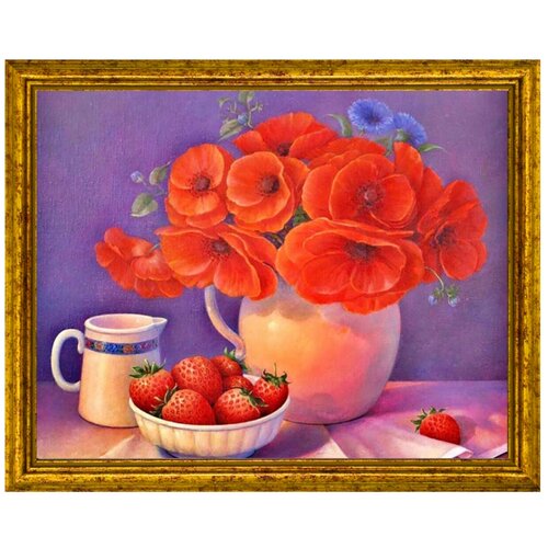 Набор для вышивания крестом, Вышивка крестом, C4127-4050XA, Букет, 40х50 см