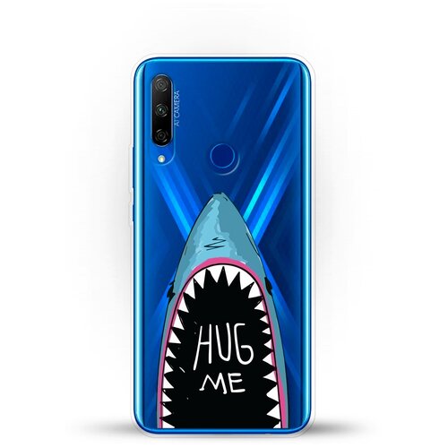 фото Силиконовый чехол акула на honor 9x premium andy & paul