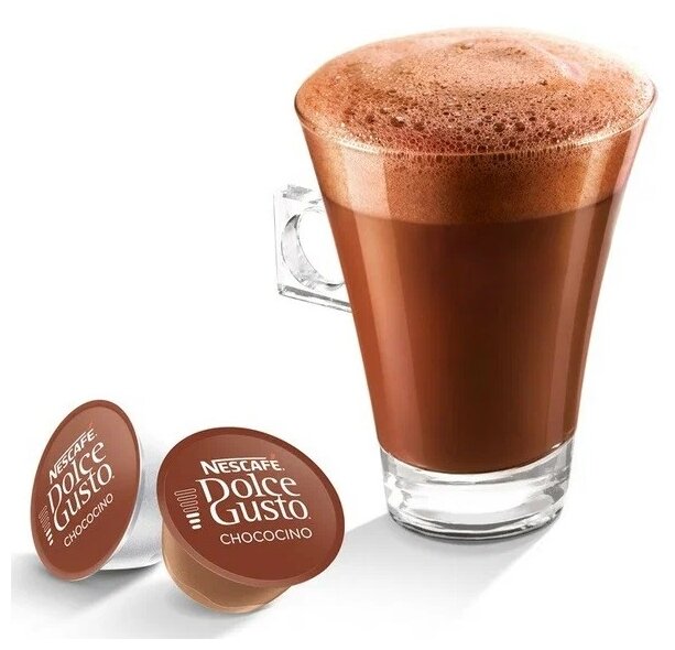 Какао в капсулах Nescafe Dolce Gusto Chococino 48 капсул (3 уп. по 16 капсул) Нескафе Дольче Густо Чокочино - фотография № 7