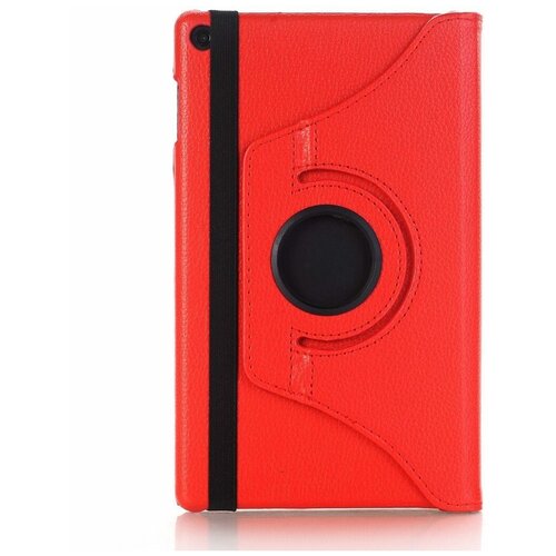 фото Чехол mypads для планшета huawei mediapad t1 t1-701u 7.0 поворотный роторный оборотный красный кожаный