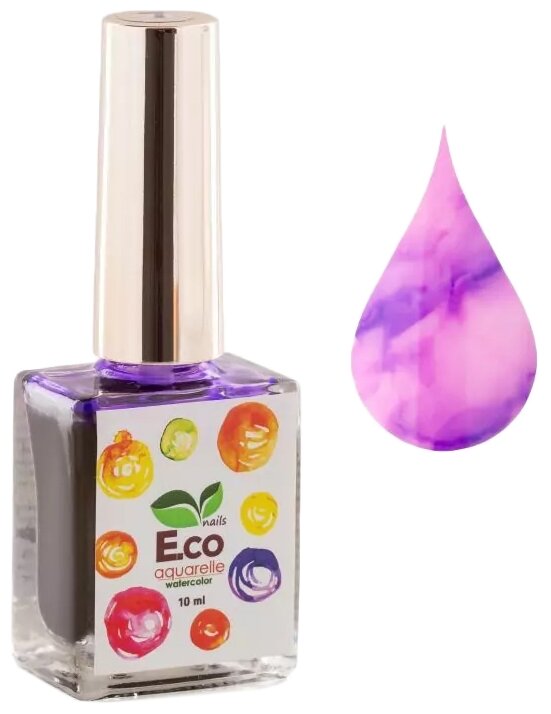 Акварель для дизайна ногтей E.co Nails Water Color №07 10 мл