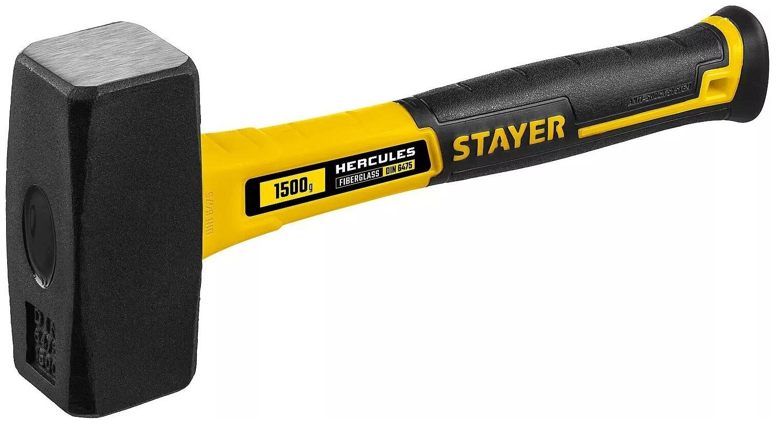 STAYER Hercules 1.5 кг кувалда с фиберглассовой рукояткой