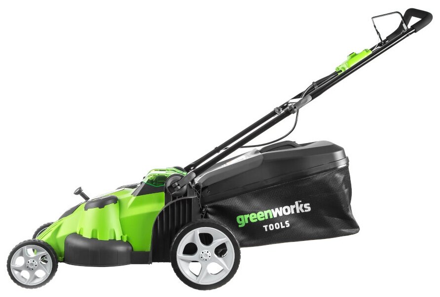 Аккумуляторная газонокосилка Greenworks 2500207 - фотография № 1