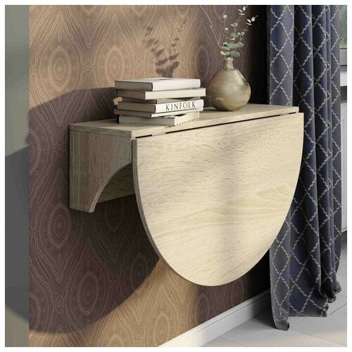 фото Стол подвесной прованс, 800х240(660)х216, дуб сонома qwen