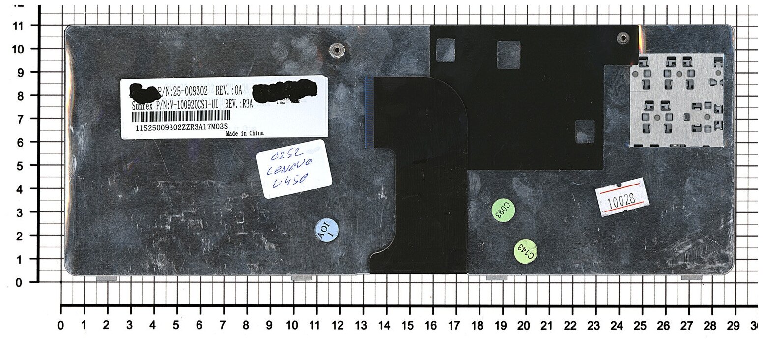 Клавиатура для ноутбука Lenovo 25-009336 черная