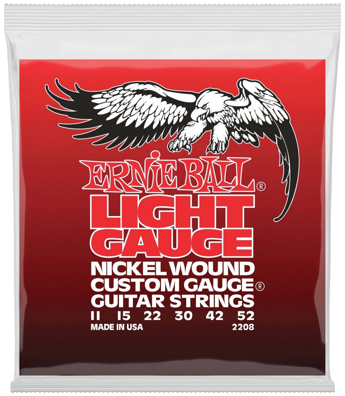 ERNIE BALL 2208 Nickel Wound Light 11-52 Струны для электрогитары