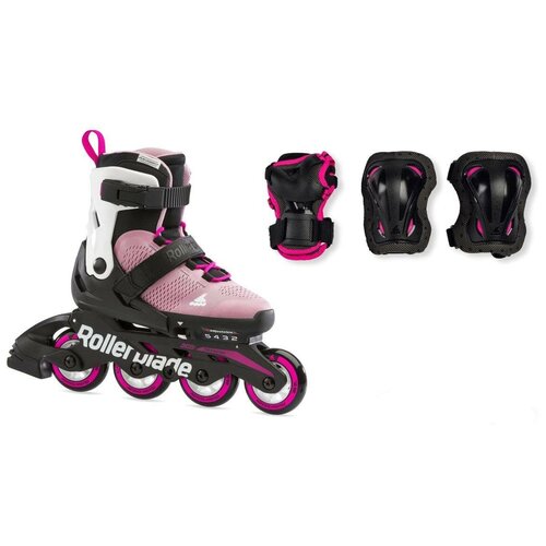 фото Роликовые коньки rollerblade 2021 micro combo g pink/white (см:21)