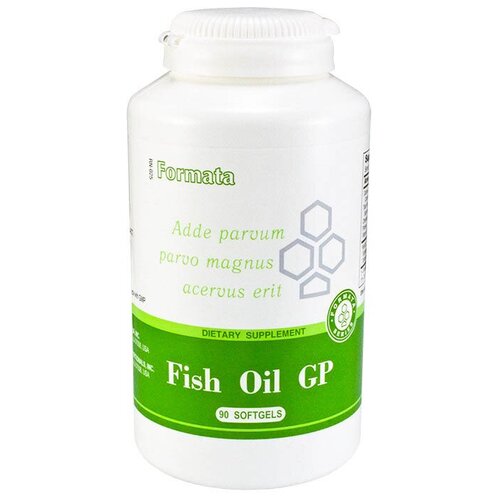 Fish Oil GP Santegra (Фиш Оил Сантегра / Рыбий жир / Омега 3 / Профилактика атеросклероза / Снижение холестерина / Повышение иммунитета / При сухости кожи / Улучшение кровообращения / Полиненасыщенные жиры) 1 г, 90 капсул