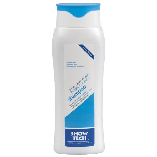 Шампунь -шампунь Transgroom Show Tech Bright & Clean Shampoo для глубокой очистки шерсти собак , 300 мл