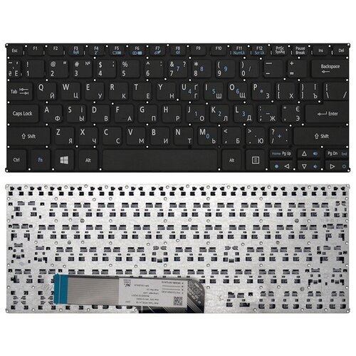 Клавиатура для ноутбука Acer Aspire Switch 10 SW5-011 черная 1700₽