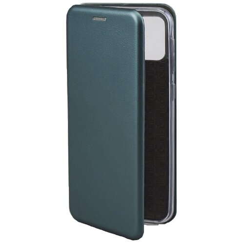 фото Чехол-книжка для samsung galaxy m31 / f41 темно-зеленый full cover
