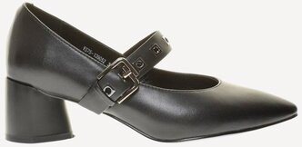 Туфли Respect женские демисезонные, размер 38, цвет черный, артикул VS75-139052
