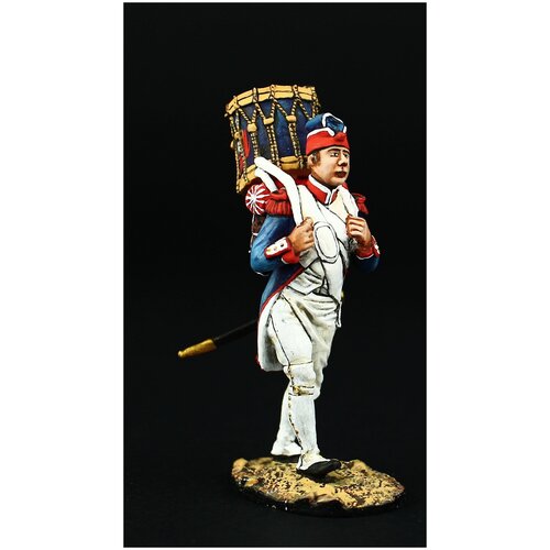 Оловянный солдатик SDS : Барабанщик гренадерских рот линейных полков на марше, Франция, 1800-05 гг